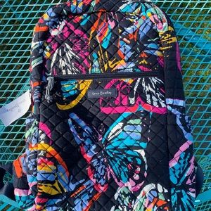Butterfly flutter Vera Bradley small backpack